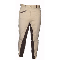Ecotak 2 tone beige & brown jodhpurs