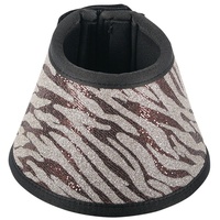 Harrys Horse Safari Over Reach Bell Boots Zebra Print 