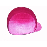 Ecotak velvet lycra helmet cover - Magenta