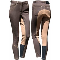 Harry's Horse Monaco denim sticky bum jodhpurs/breeches - Brown