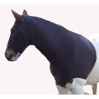 Ecotak Brown polar fleece horse hood with bib