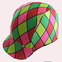 Ecotak bright diamonds lycra helmet cover