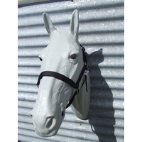 Ecotak black economy halter/headstall full