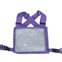 Ecotak Cross Country/Endurance Back Number Holder - Purple