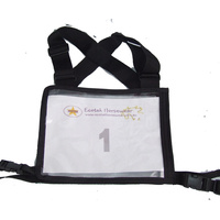Ecotak Cross Country/Endurance Back Number Holder - Black