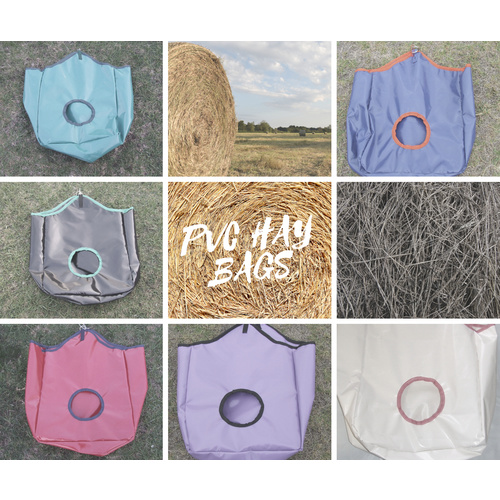 Create your own PVC Hay Bag [PVC Colour: Black] [Trim: Emerald Green]