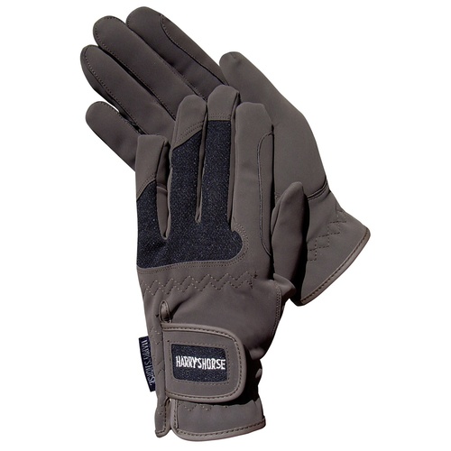 Harry's Horse Mesh Domy Suede Glove - Brown [size: L]