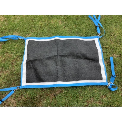 Ecotak yard/stable/gate/stall guard - Black, white & aqua