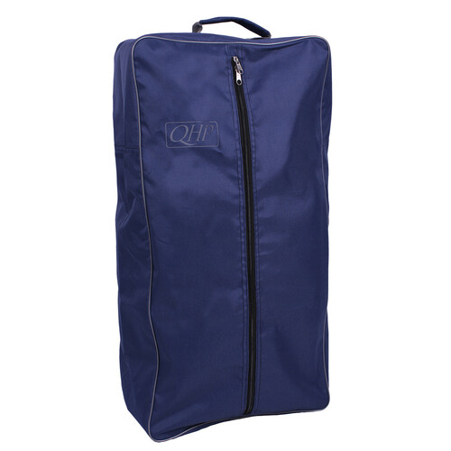 QHP Bridle Bag-  navy/grey