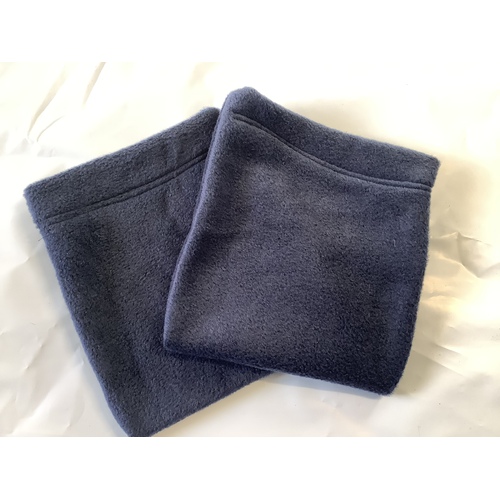 Polar fleece stirrup covers - navy