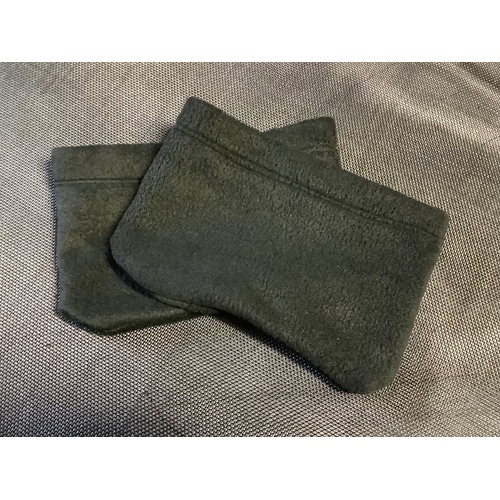 Polar fleece stirrup covers - black 