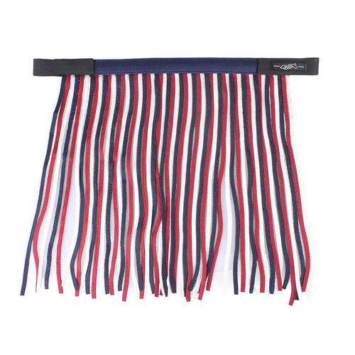QHP Anti-fly Fringe - kraftwork navy & red [Size : Cob]