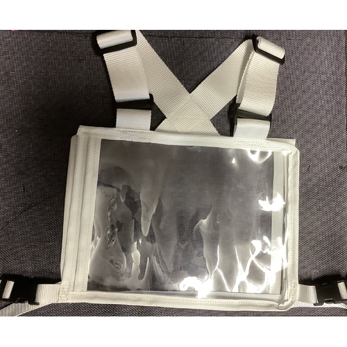 Ecotak Cross Country/Endurance Back Number Holder - White